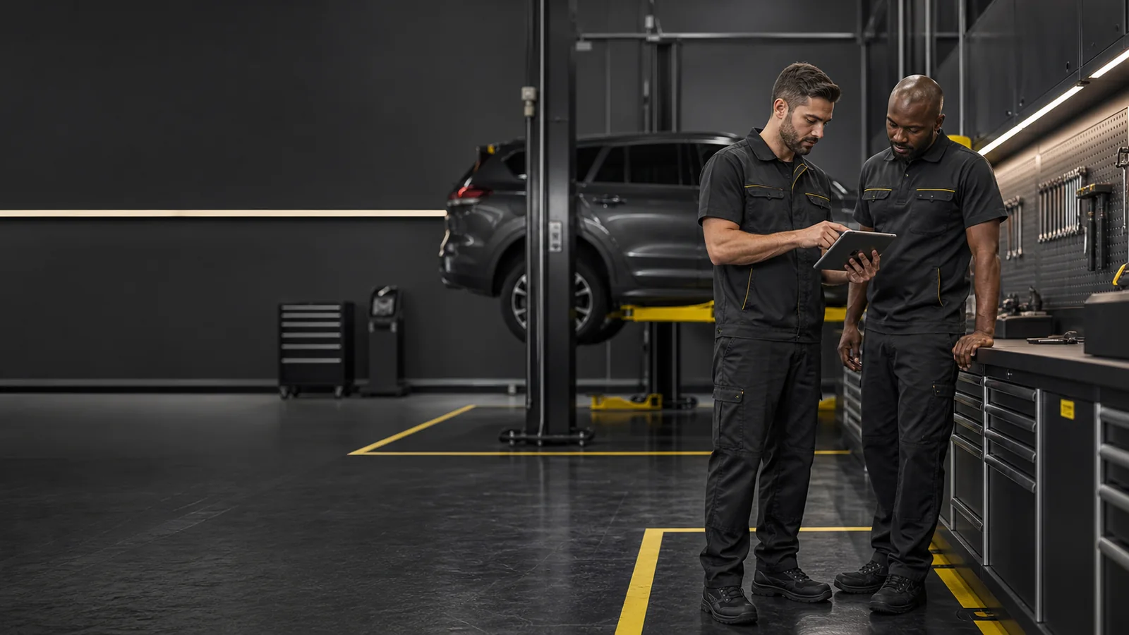 Premium workshop service bay